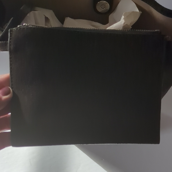 COS Paradigm Mini Tote Bag In Dark Brown Suede - Picture 2 of 8